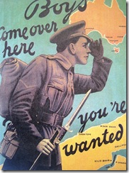 çanakkale savaşına asker toplayabilmek için bastırılan bir afiş