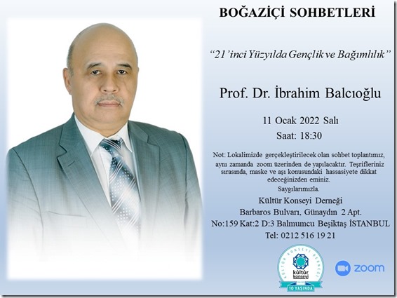Prof. Dr. Ibrahim Balcioglu-Afiş